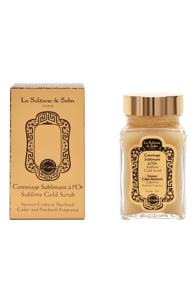 Скраб для лица c ароматом кедра и пачулей (100ml) LA SULTANE DE SABA, арт. 3700448600455, фото 3
