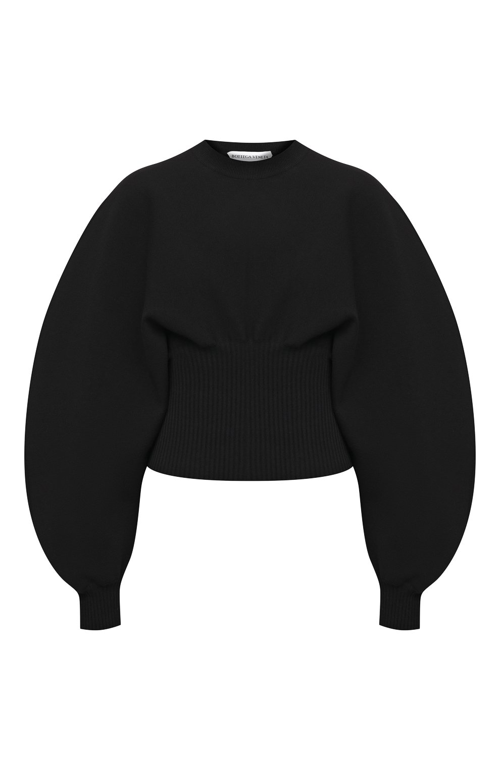 Пуловер BOTTEGA VENETA черного цвета по цене 143500 руб., арт. 648785/V0CX0, фото 1 Пуловер BOTTEGA VENETA, арт. 648785/V0CX0, фото 1