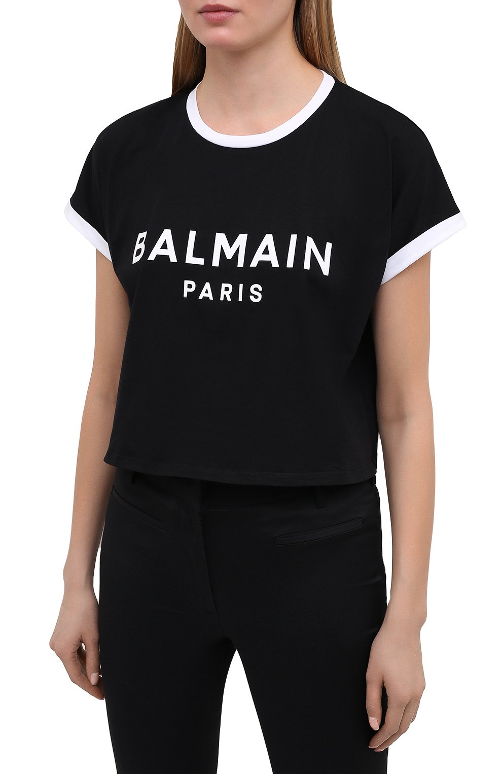 Хлопковая футболка BALMAIN, арт. VF11357/B001, фото 3
