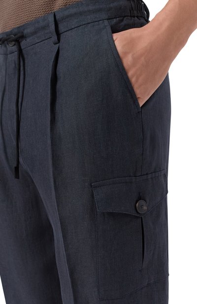Льняные брюки-карго GRAN SASSO, арт. 76111/57817, фото 5