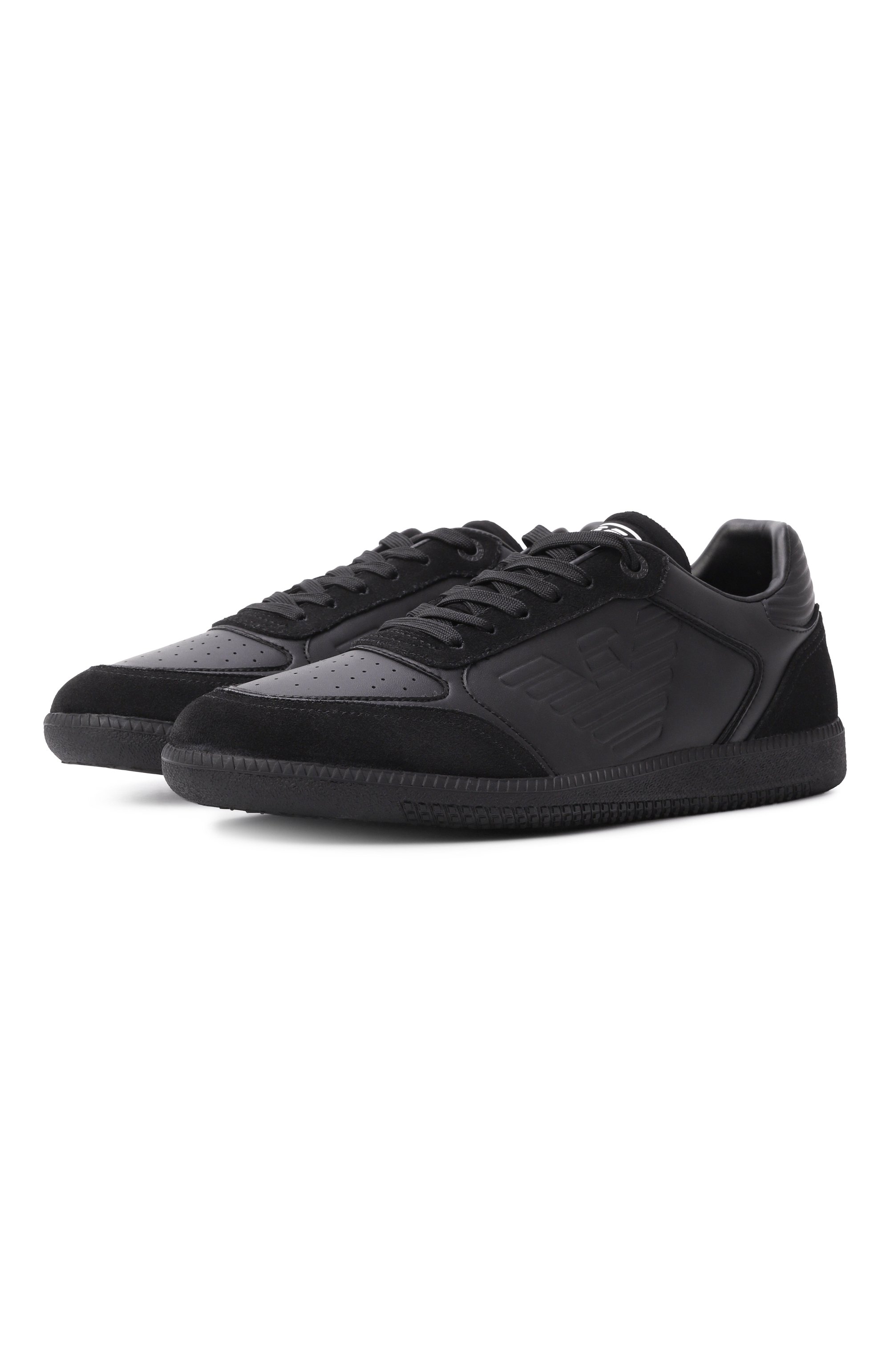 Кожаные кеды EMPORIO ARMANI, арт. EM002855/AF18018, фото 1
