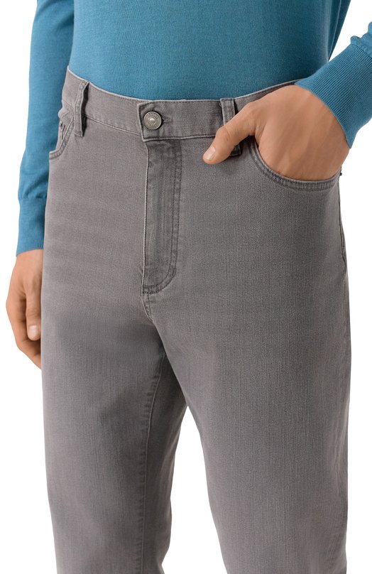 Джинсы Zegna CITY/UEI80A8 Серый  CITY/UEI80A8 Фото 5