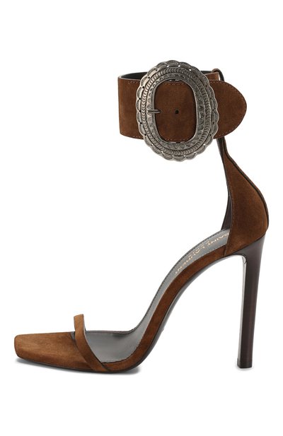 Замшевые босоножки joplin SAINT LAURENT, арт. 552252/BT300, фото 3