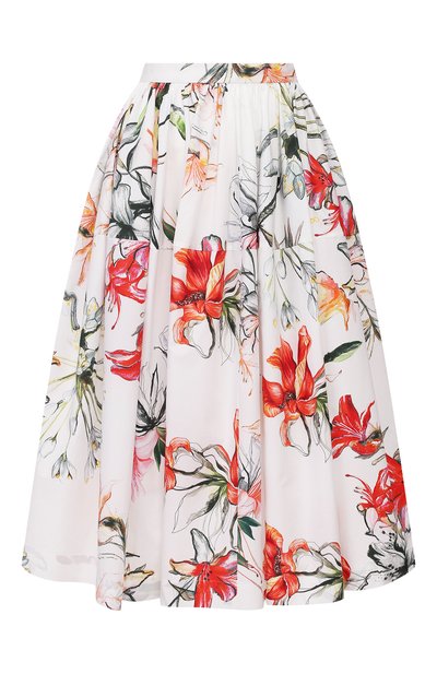 Хлопковая юбка ALEXANDER MCQUEEN, арт. 620660/QDAAL, фото 1