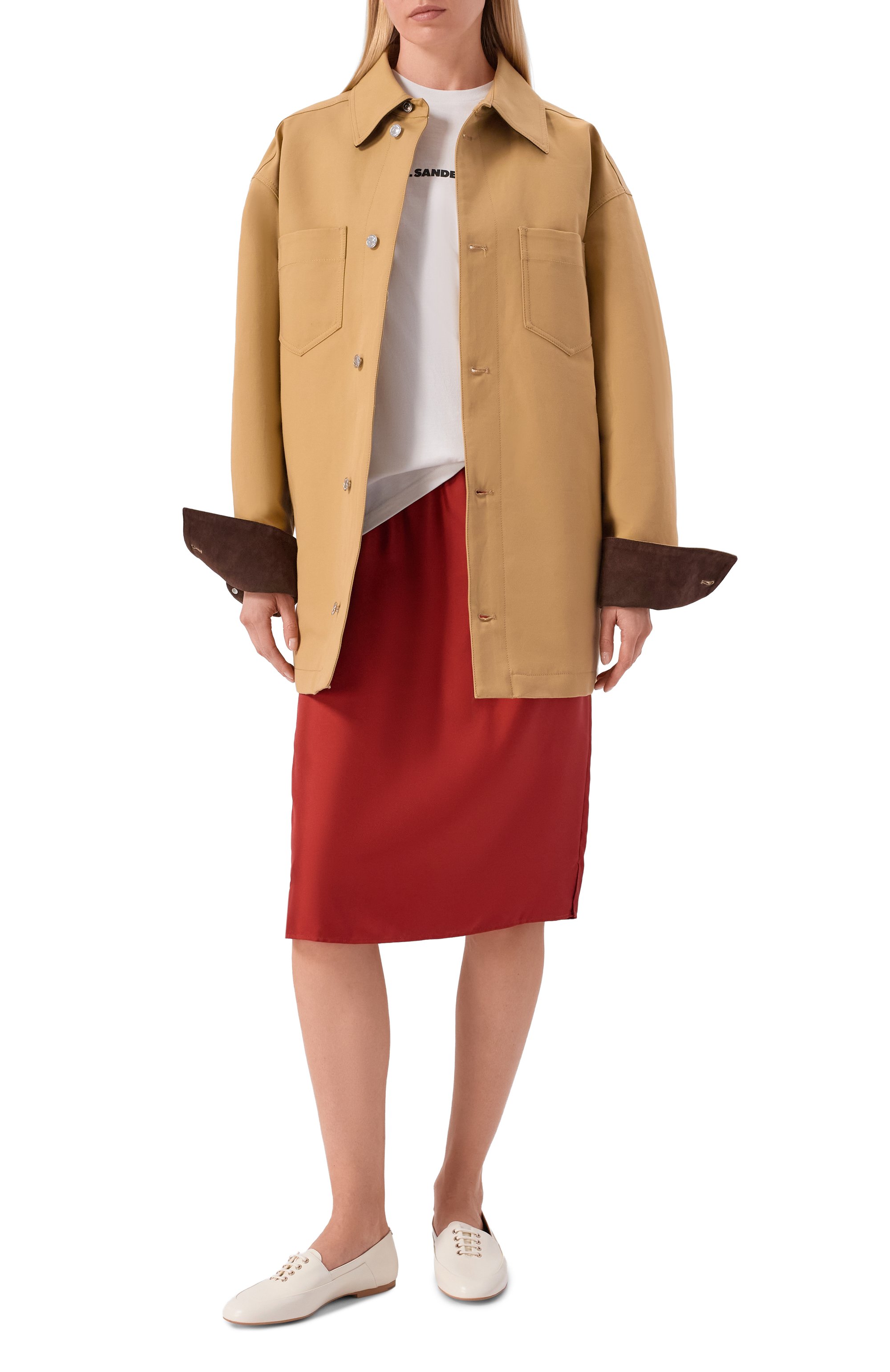 Кожаные лоферы JIL SANDER, арт. J16WR0031/P7689, фото 3