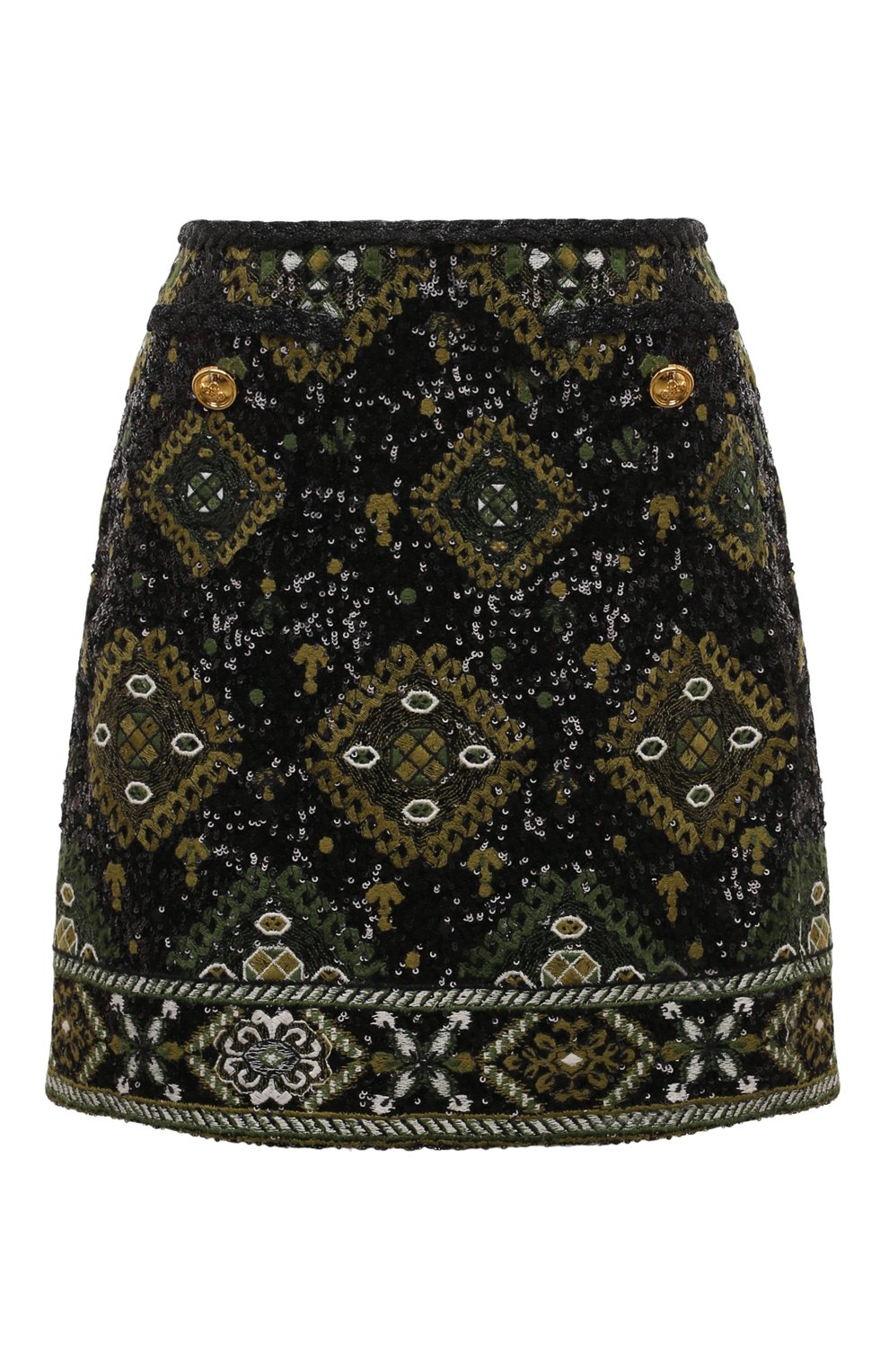 Юбка с отделкой пайетками GIAMBATTISTA VALLI, арт. 24FWPVCA2058-29RIC, фото 1