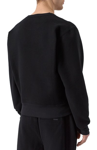 Хлопковый свитшот SAINT LAURENT черного цвета по цене 117000 руб., арт. 820127/Y36SW, фото 4 Хлопковый свитшот SAINT LAURENT, арт. 820127/Y36SW, фото 4