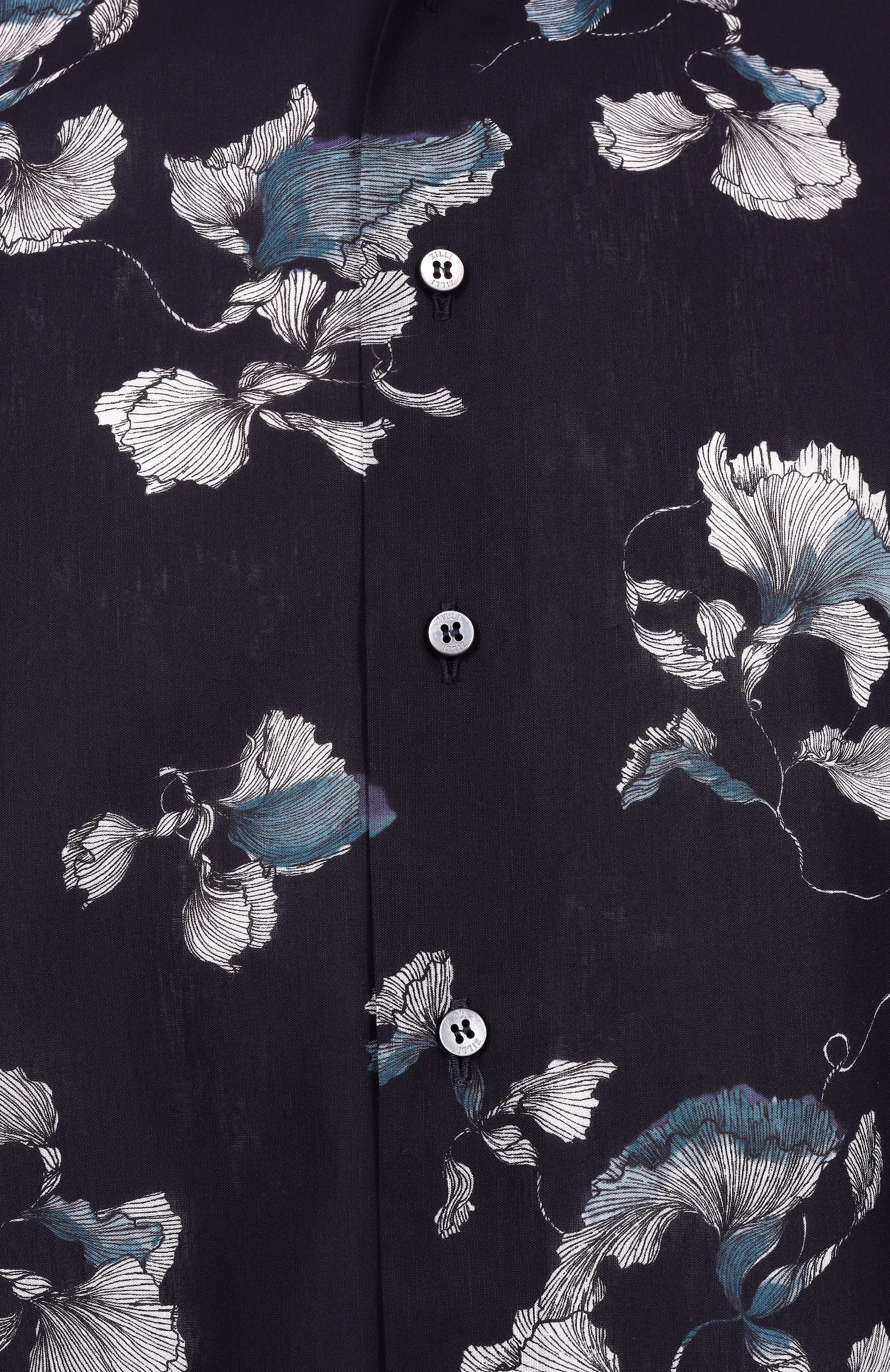 Рубашка изо льна и хлопка ZILLI, арт. SP0I01M085024002F, фото 6