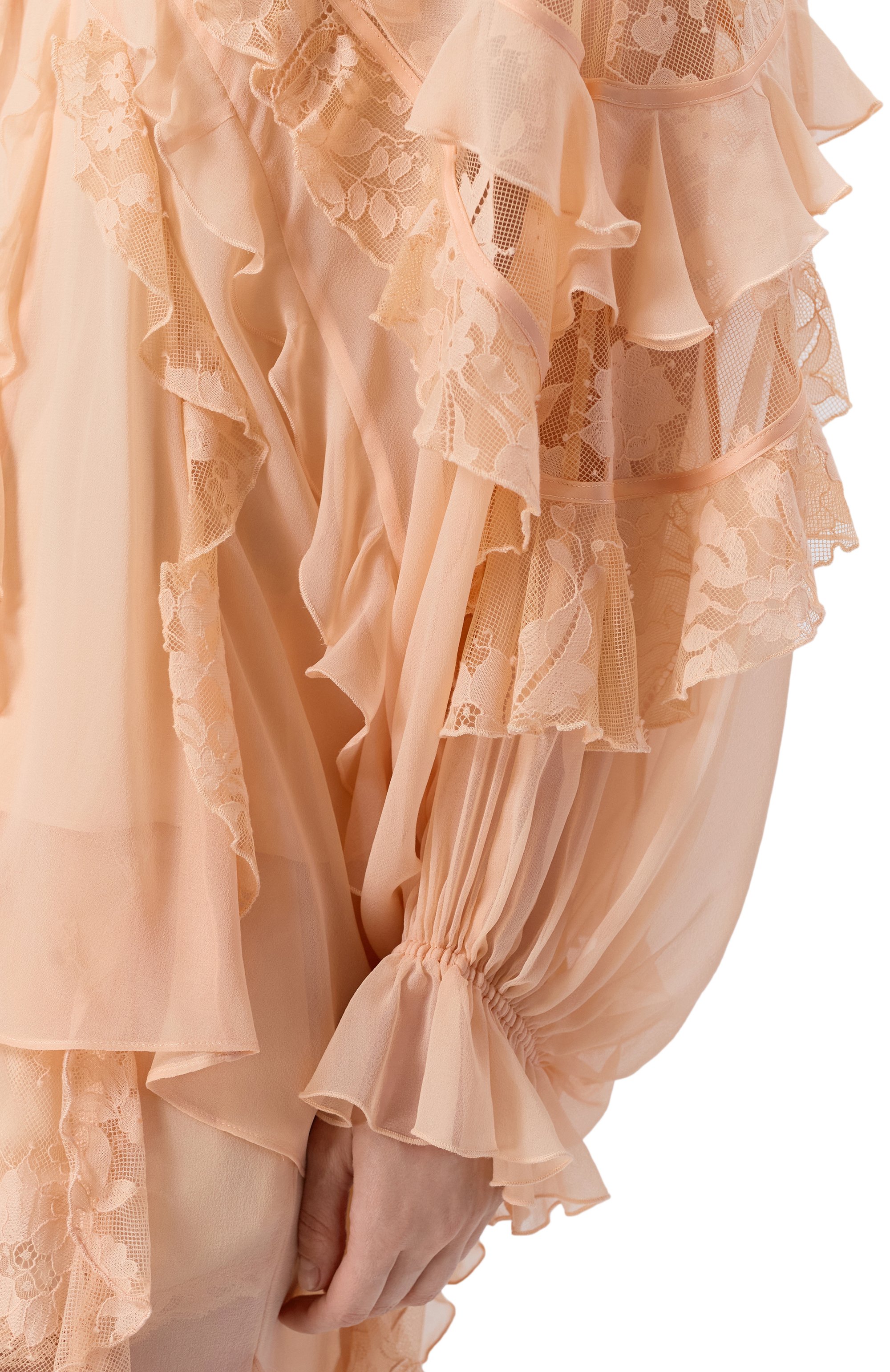 Шелковая блузка ZIMMERMANN, арт. 7159TC261, фото 5