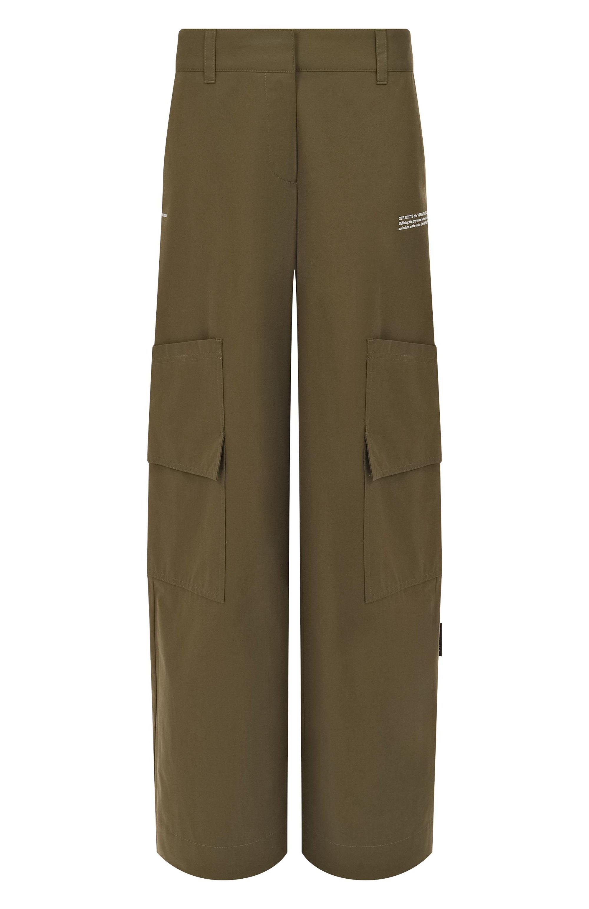 Хлопковые брюки-карго OFF-WHITE, арт. 0WCF026S25FAB0025801, фото 1