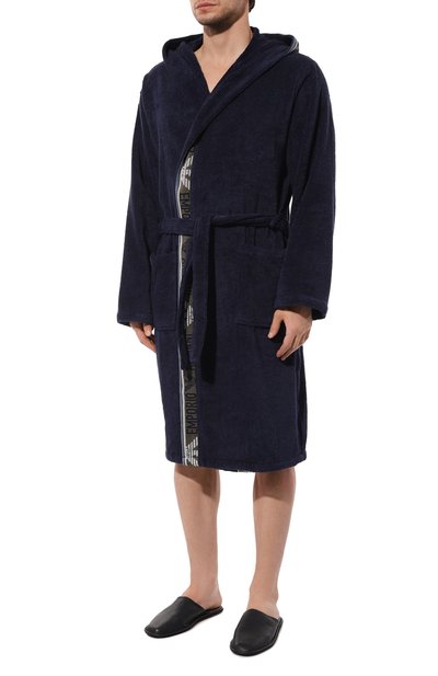 Хлопковый халат EMPORIO ARMANI, арт. 231778/4R447, фото 3