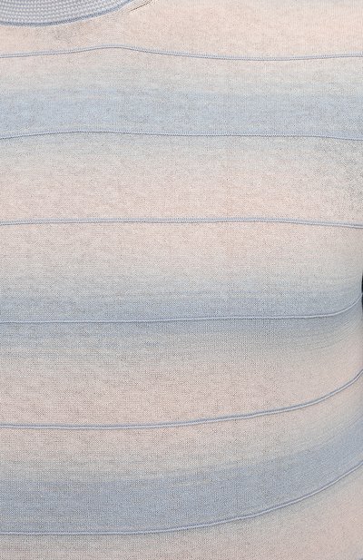 Хлопковый джемпер ZEGNA голубого цвета по цене 36200 руб., арт. VWR10/ZZ112, фото 5 Хлопковый джемпер ZEGNA, арт. VWR10/ZZ112, фото 5