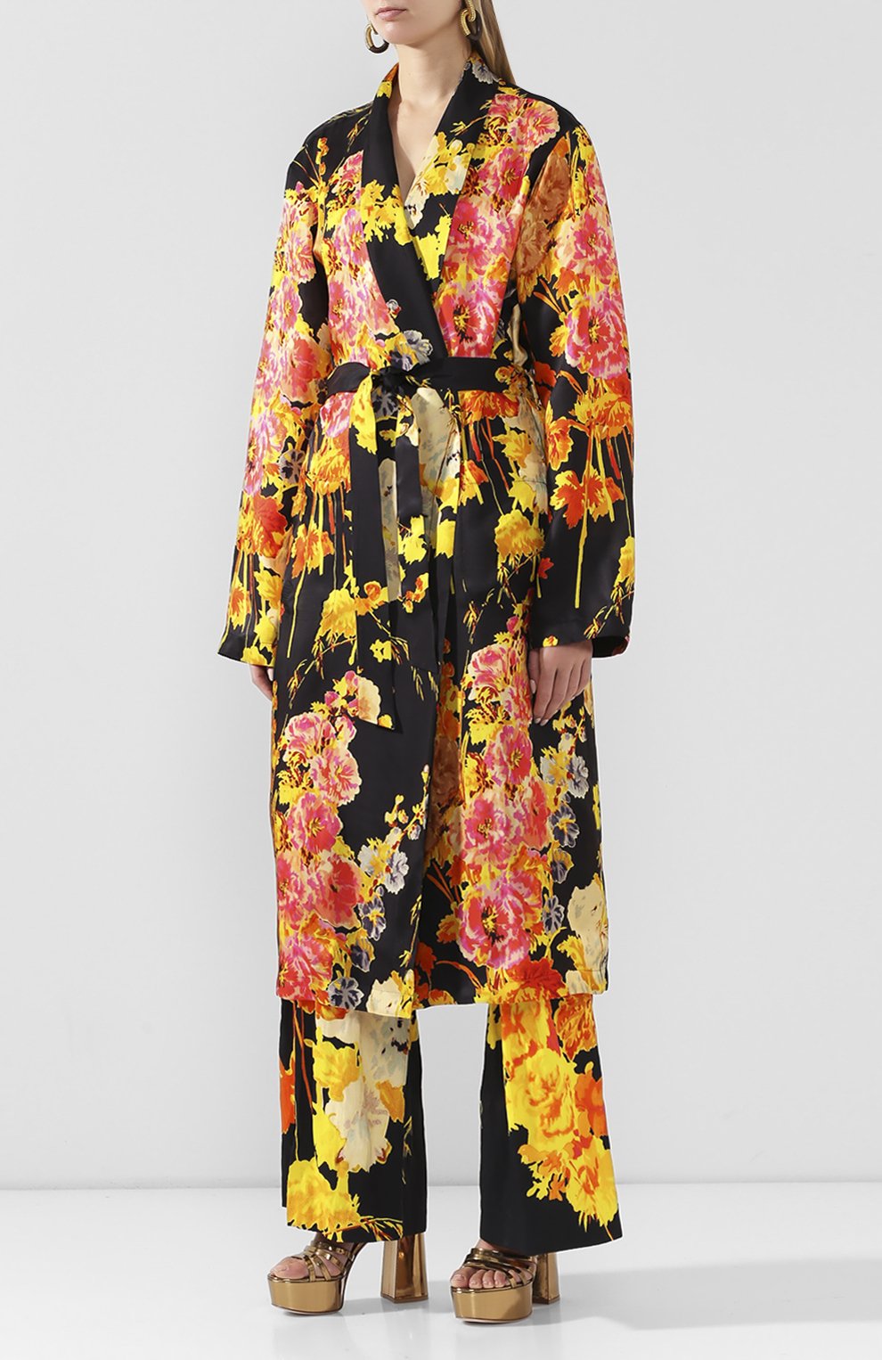 Плащ из вискозы DRIES VAN NOTEN, арт. 201-10742-9404, фото 3