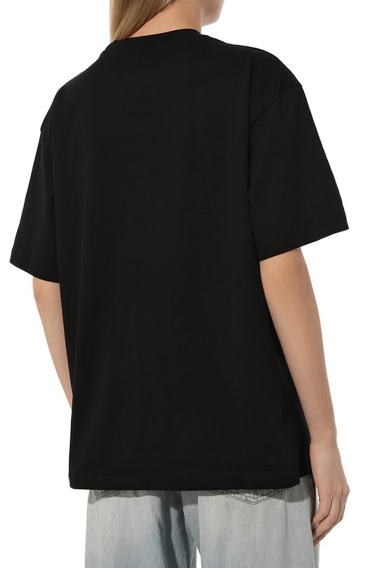 Хлопковая футболка Comme des Fuckdown CFABW00125 Чёрный  CFABW00125 Фото 4
