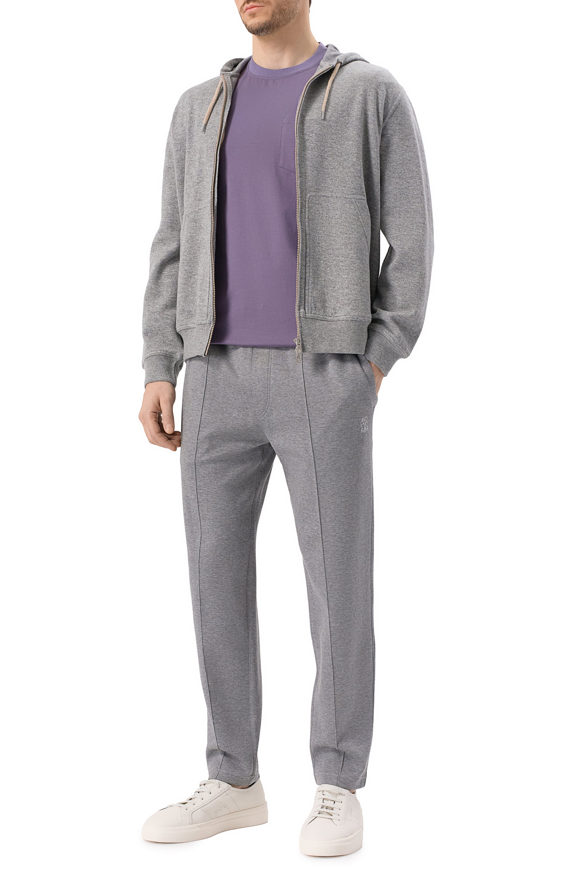 Хлопковая футболка BRUNELLO CUCINELLI, арт. M0B131376, фото 2