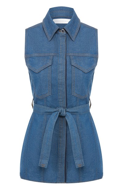 Женский джинсовый жилет VICTORIA, VICTORIA BECKHAM, арт. VBT371 525