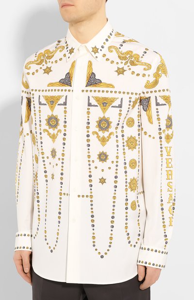 Хлопковая рубашка VERSACE, арт. A84777/A232731, фото 3