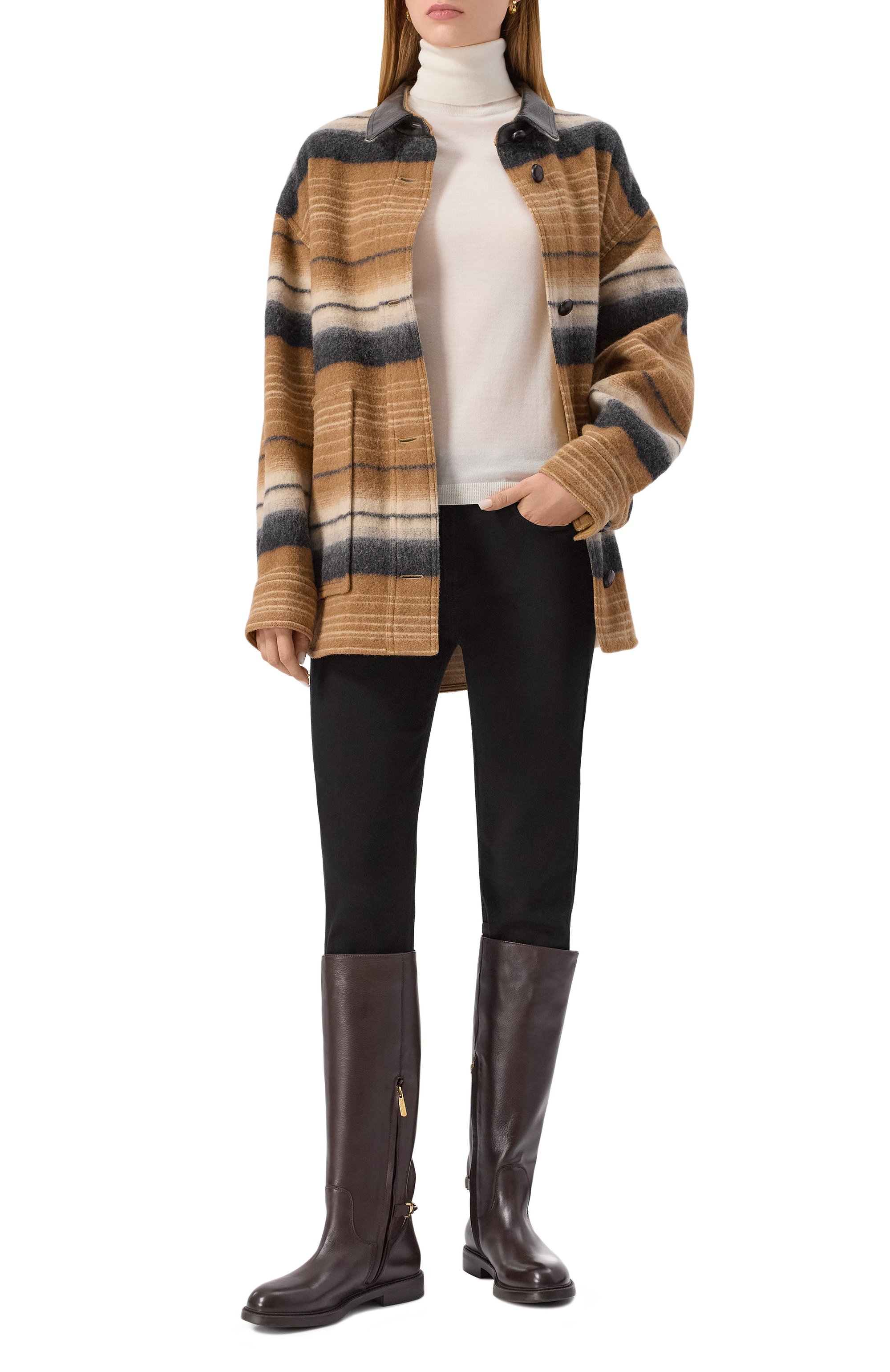 Шерстяная водолазка ALLUDE, арт. 255/64012, фото 2