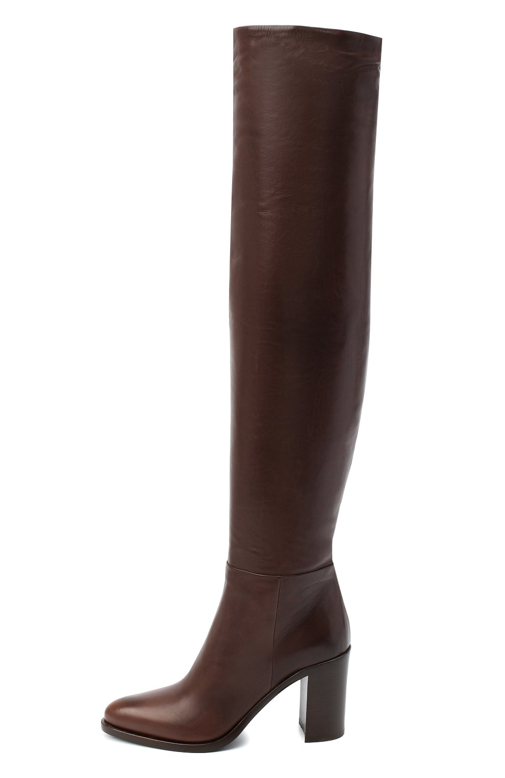 Кожаные сапоги PRADA, арт. 1W273M-3LBM-F0038-085, фото 2