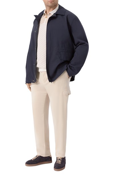 Поло из шелка и хлопка STEFANO RICCI белого цвета по цене 121000 руб., арт. K818109P31/F26175, фото 2 Поло из шелка и хлопка STEFANO RICCI, арт. K818109P31/F26175, фото 2