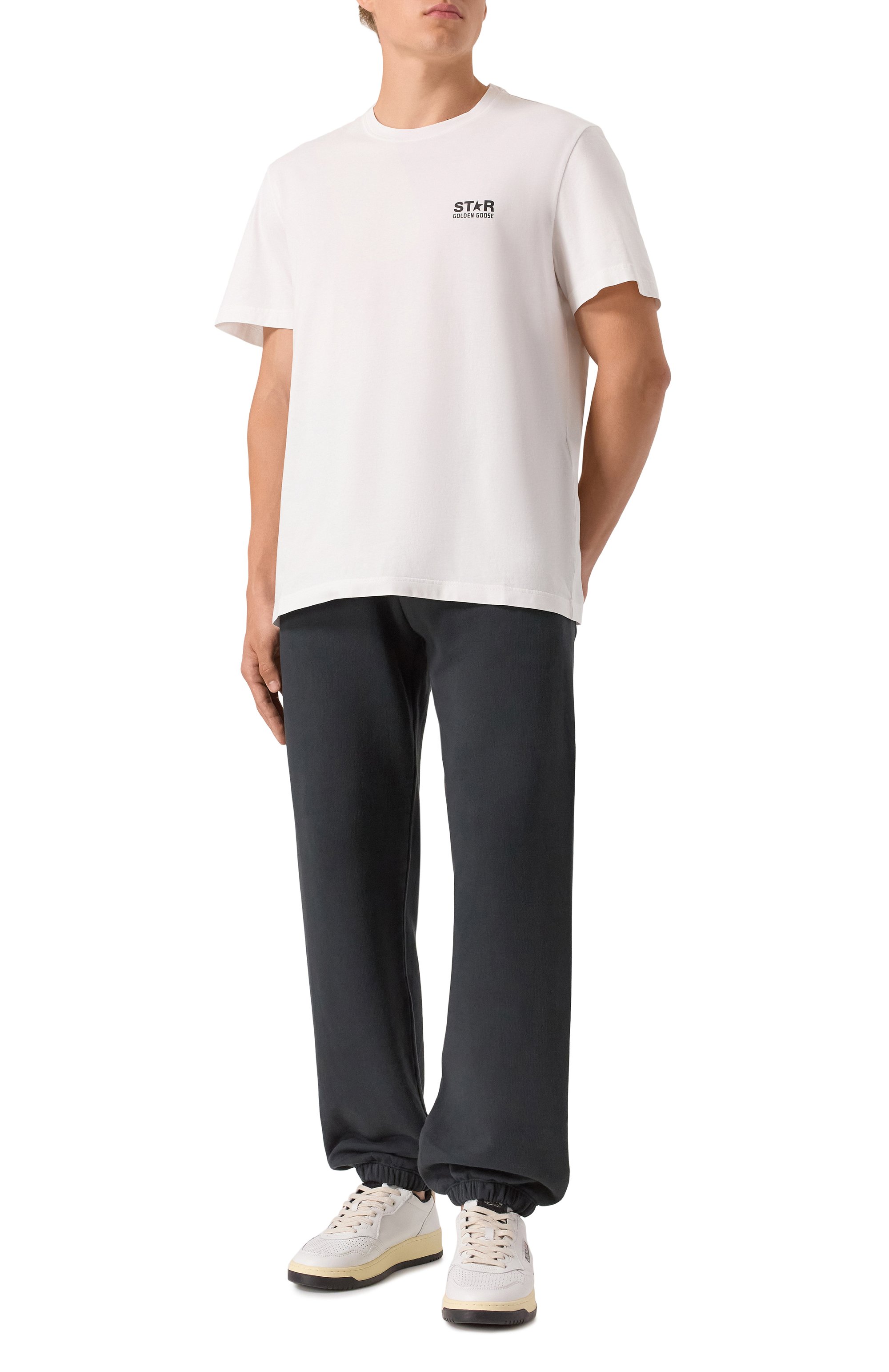 Хлопковая футболка GOLDEN GOOSE DELUXE BRAND, арт. GMP01220.P000879, фото 2