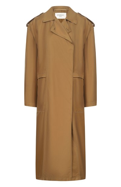Женский шелковый тренч SAINT LAURENT, арт. 858563/YZ9BM