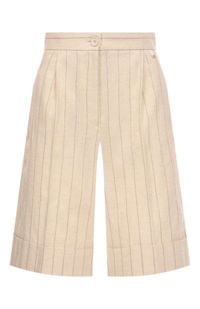 Женские шорты изо льна и хлопка HERNO, арт. PT000125D/17136