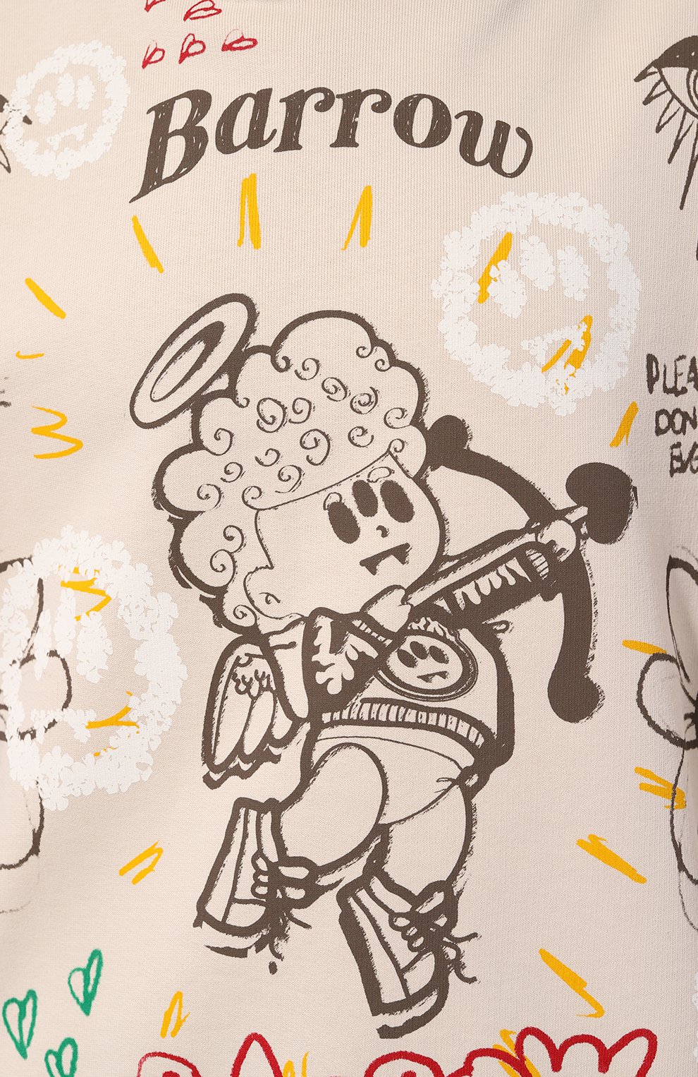 Хлопковое худи BARROW, арт. F3BWW0HS063, фото 5