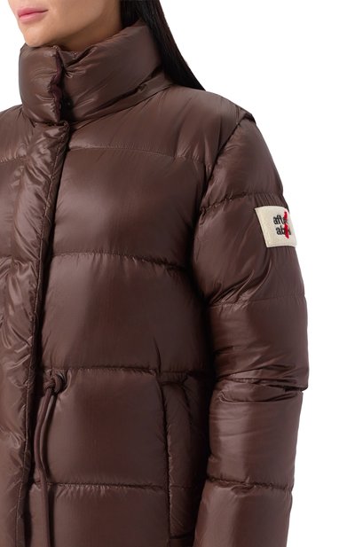 Пуховик AFTER LABEL коричневого цвета по цене 69950 руб., арт. MAGADAN/N051, фото 5 Пуховик AFTER LABEL, арт. MAGADAN/N051, фото 5