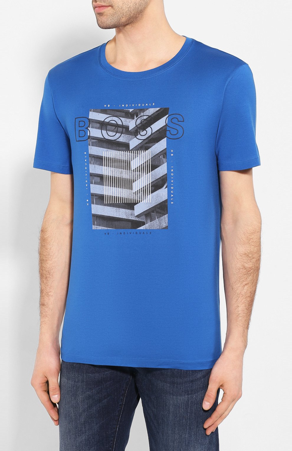 Хлопковая футболка BOSS, арт. 50427851, фото 3