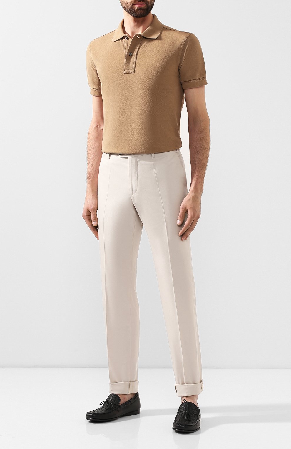 Кожаные топсайдеры BOTTEGA VENETA, арт. 330216/VM981, фото 2