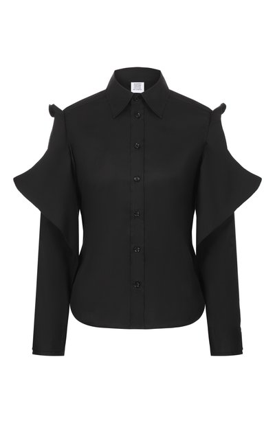 Женская хлопковая рубашка VETEMENTS, арт. WH27SH045SB