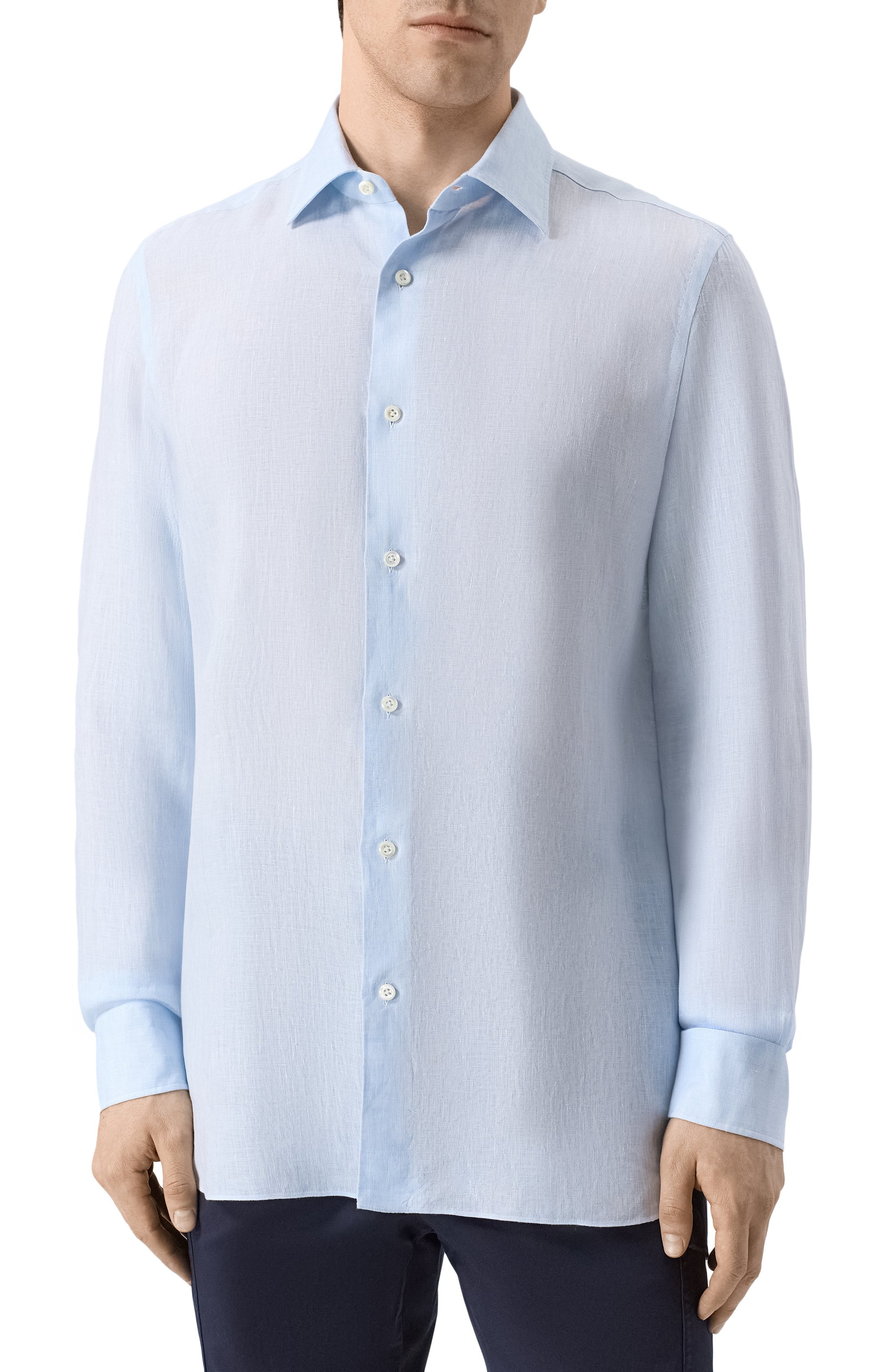 Льняная рубашка GIAMPAOLO, арт. 608/TS44313, фото 3