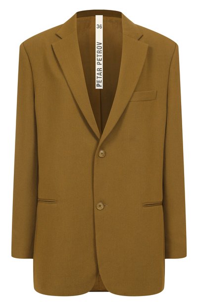 Женский жакет из шерсти и вискозы PETAR PETROV, арт. F25TJ9/WV/VI