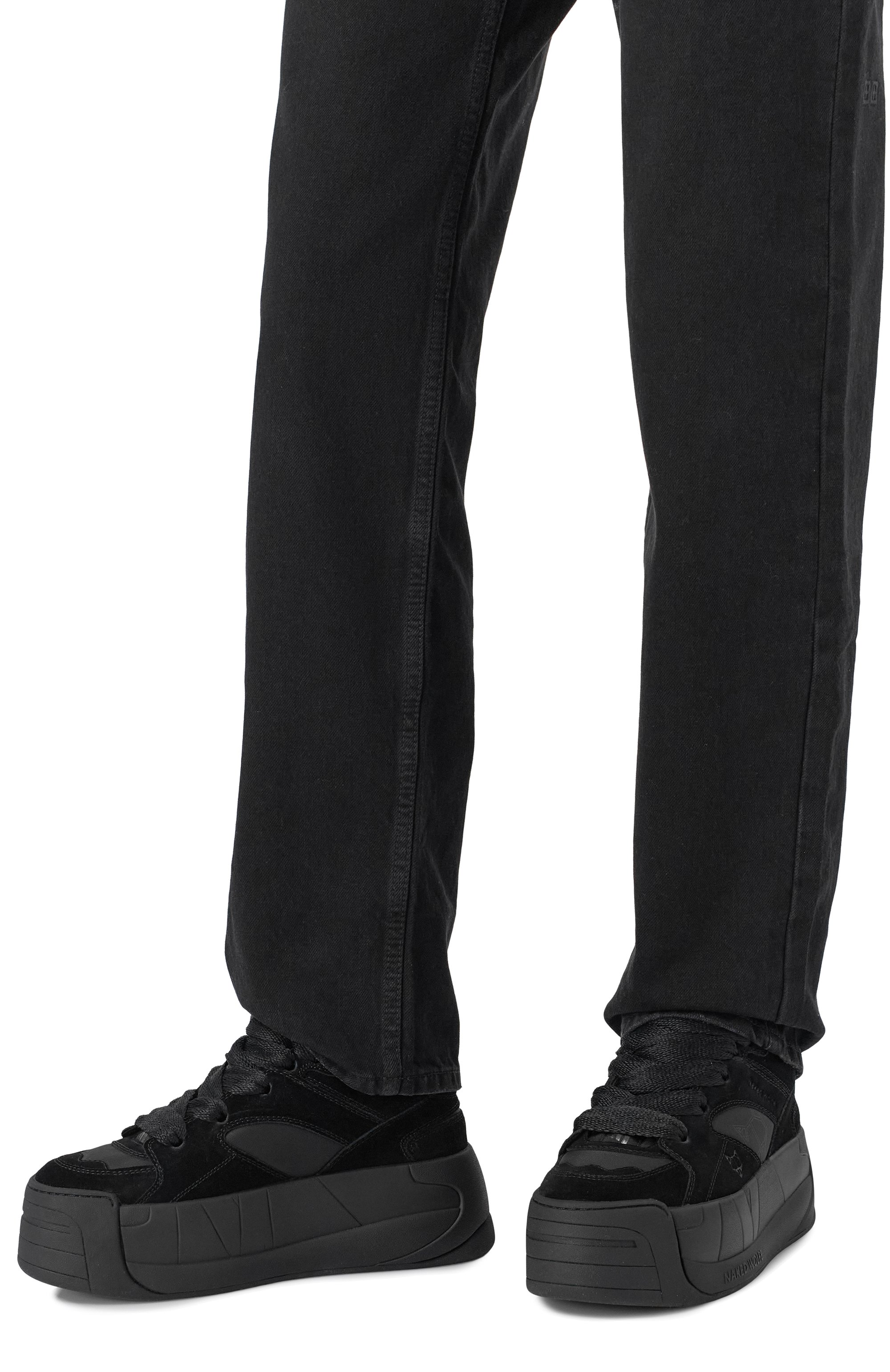 Комбинированные кеды snatch NAKED WOLFE, арт. SNATCH/SUEDE, фото 2