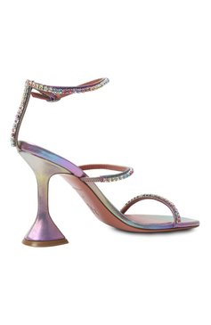 Кожаные босоножки gilda 95 AMINA MUADDI, арт. GILDA SANDAL/NAPPA/GLICINE, фото 3