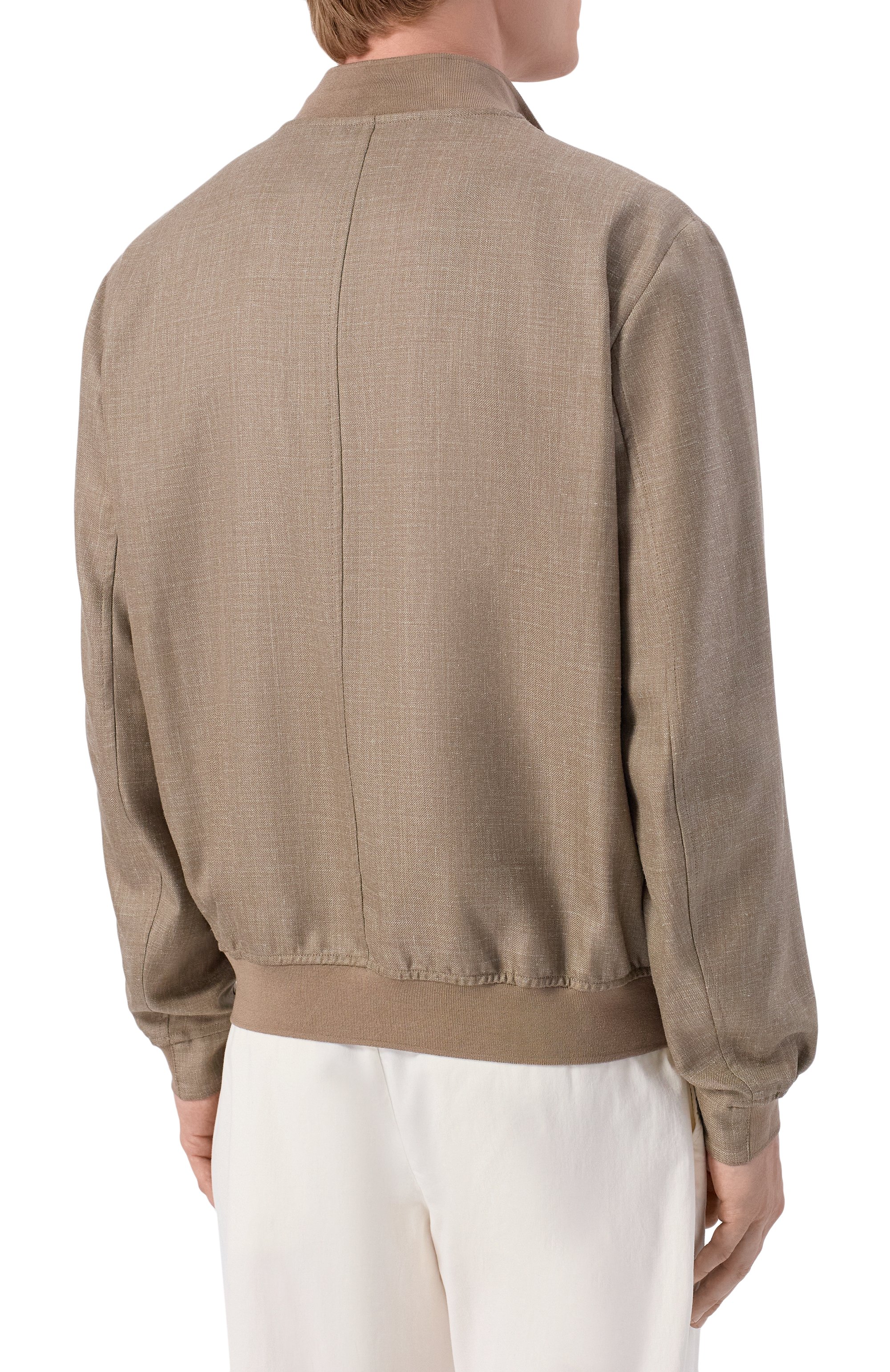 Бомбер из шерсти и шелка ANDREA CAMPAGNA, арт. 832248/AC/0025003, фото 4