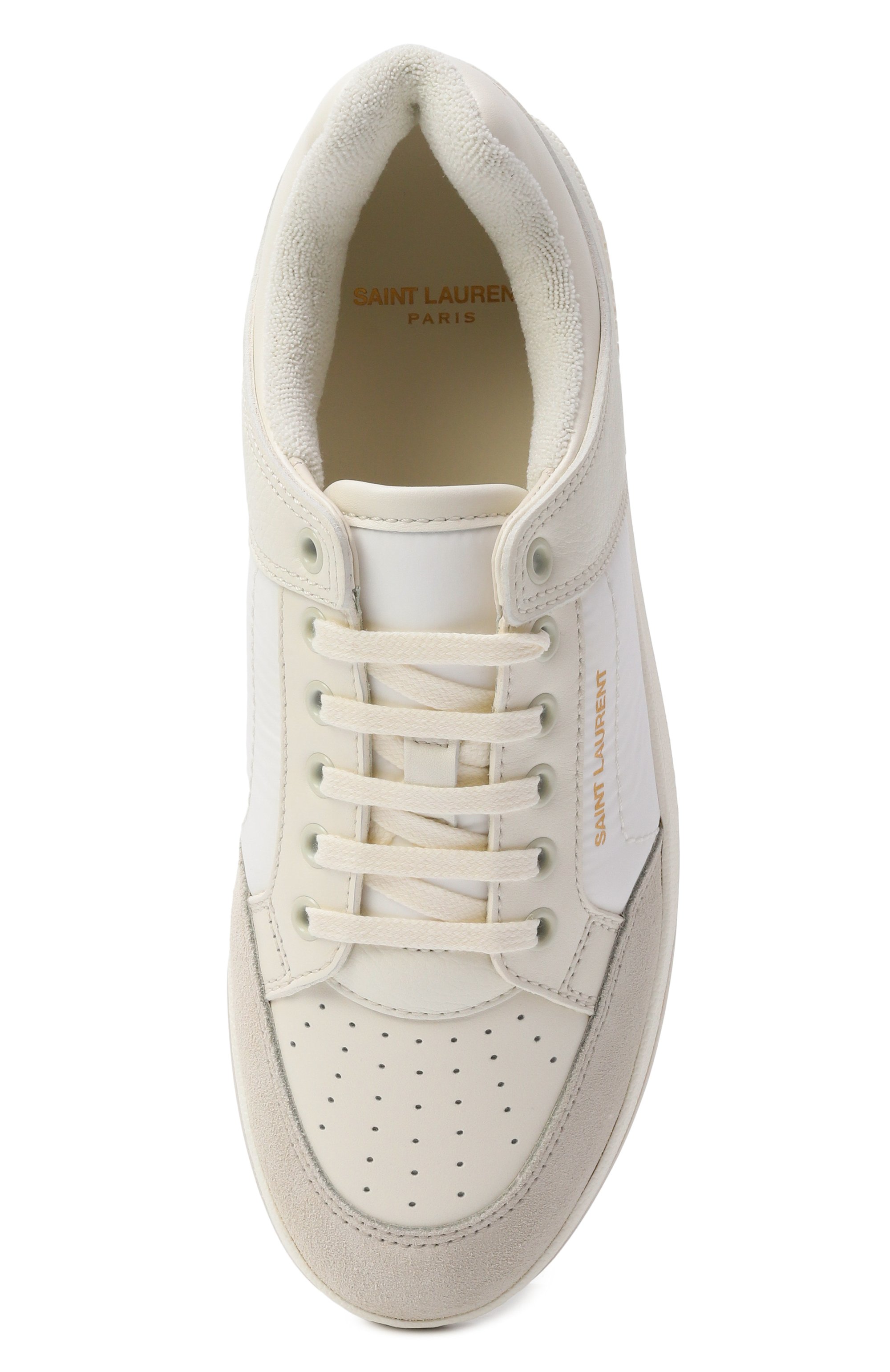 Кожаные кеды sl61 SAINT LAURENT, арт. 807886/AAD8B, фото 6