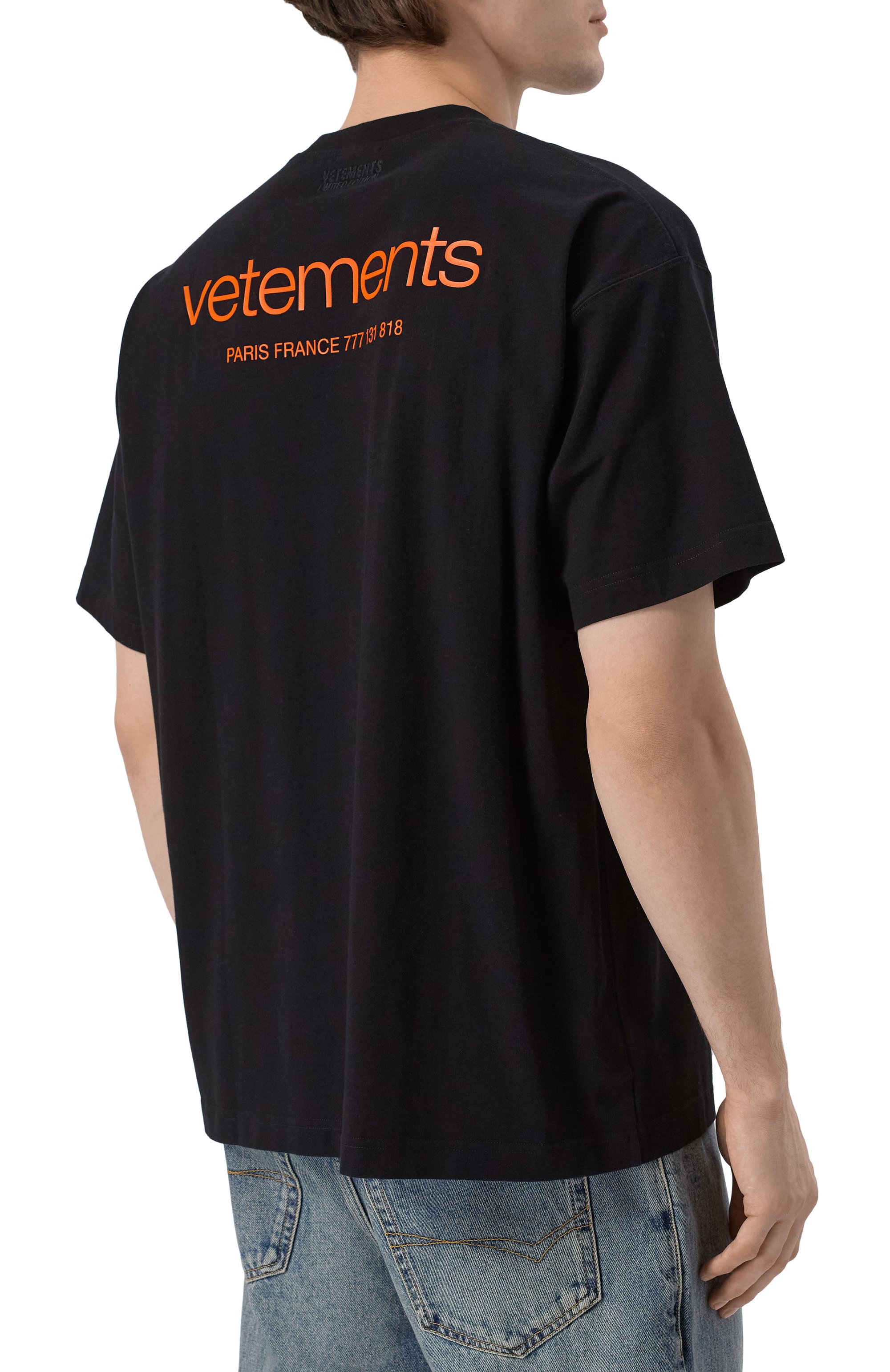 Хлопковая футболка VETEMENTS, арт. UE64TR150B, фото 9
