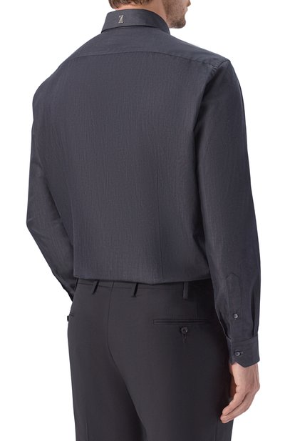 Хлопковая сорочка ZILLI, арт. MFW-7026-0175/U0175/833, фото 4