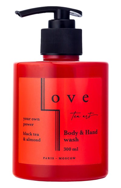 Гель для душа и рук черный чай и миндаль (300ml) LOVE TEA ART, арт. 4603805890034, фото 1