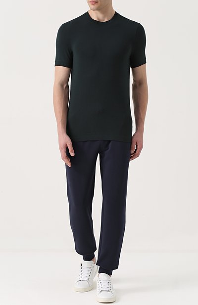 Футболка из вискозы с круглым вырезом GIORGIO ARMANI, арт. 6YST52/SJP4Z, фото 2