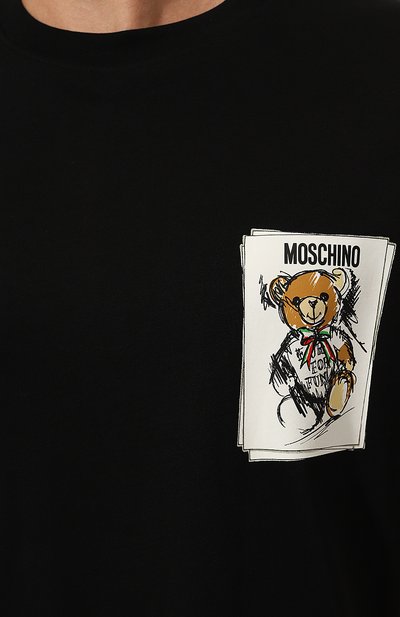 Хлопковая футболка MOSCHINO, арт. V0713/5241, фото 5