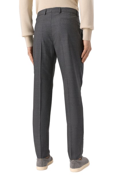 Шерстяные брюки BRUNELLO CUCINELLI, арт. MB407E1450, фото 4