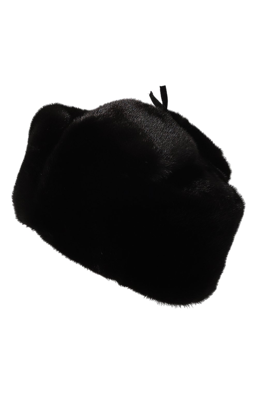 Меховая шапка-ушанка из норки VICTORIA KUSENKOVA черного цвета по цене 103400 руб., арт. 332800002126, фото 2 Меховая шапка-ушанка из норки VICTORIA KUSENKOVA, арт. 332800002126, фото 2