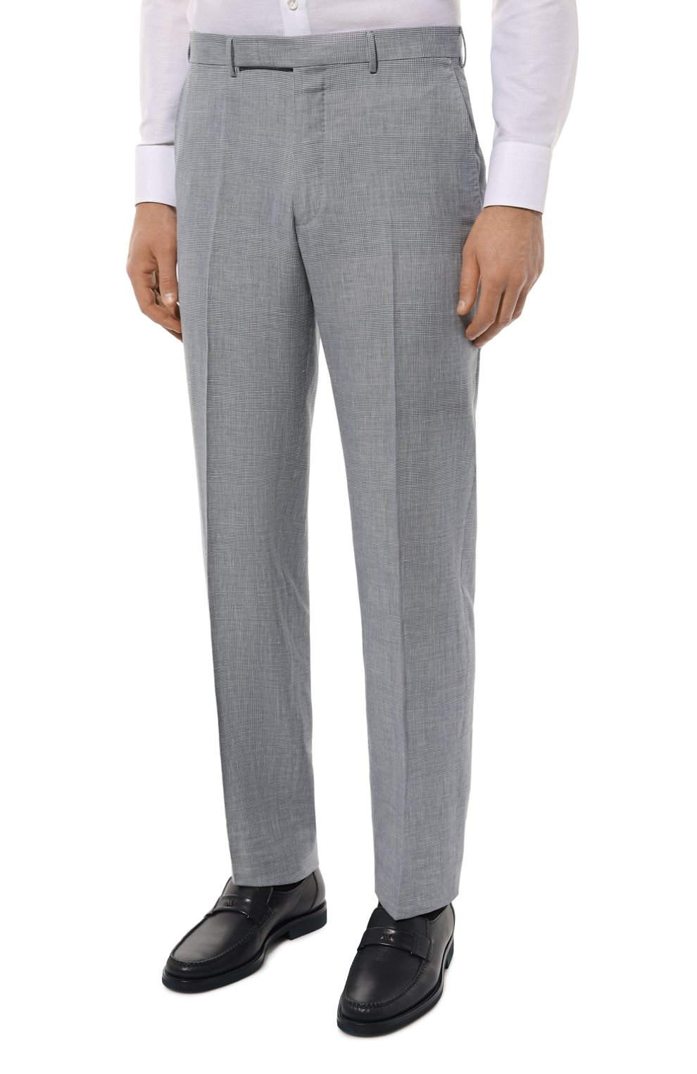 Брюки из шерсти и льна ZEGNA, арт. 749F07A7/75TB12, фото 3