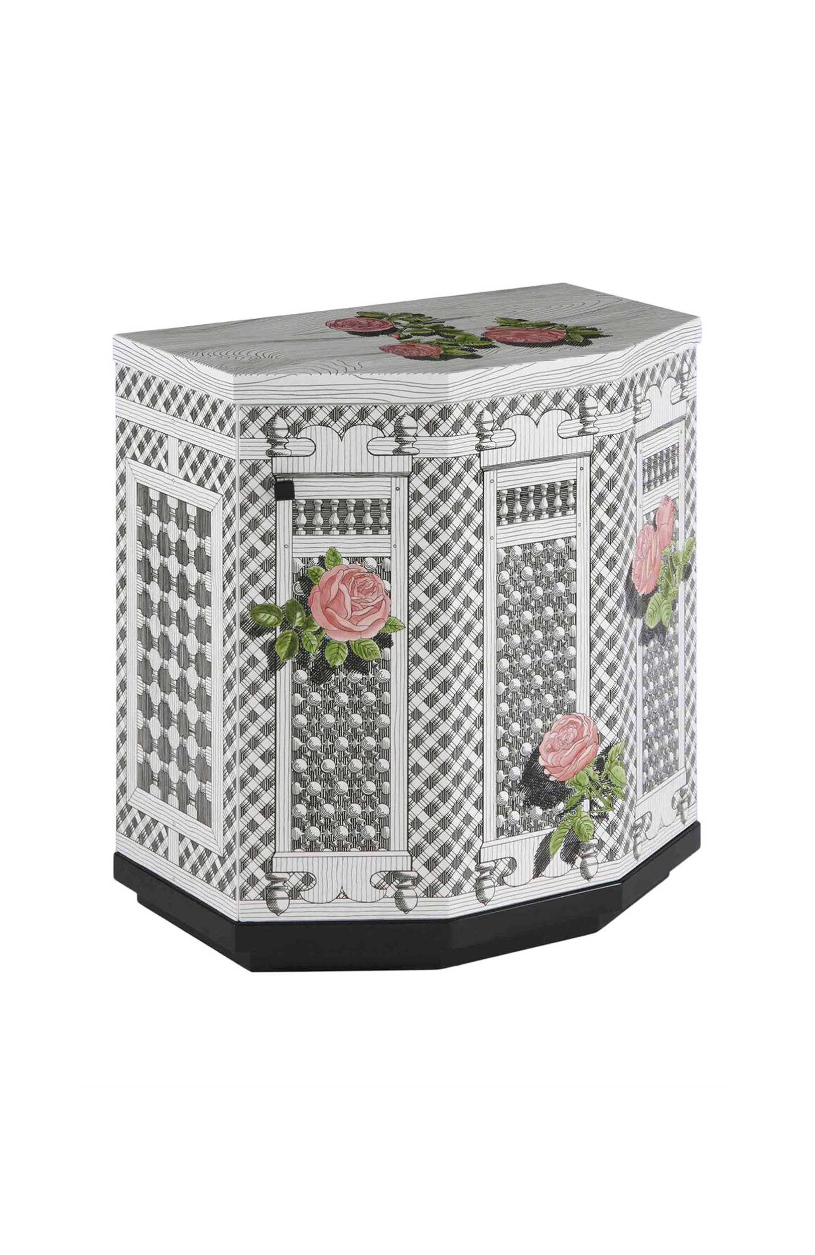 Тумба musciarabia con rose FORNASETTI, арт. M48Y044-BN, фото 3