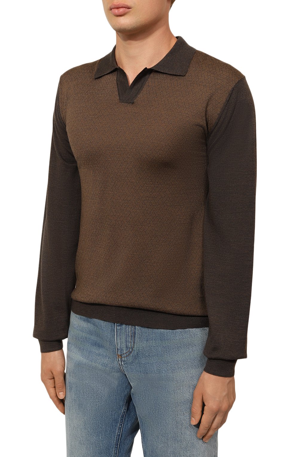 Шерстяное поло CORNELIANI, арт. 94M528-9425189, фото 3