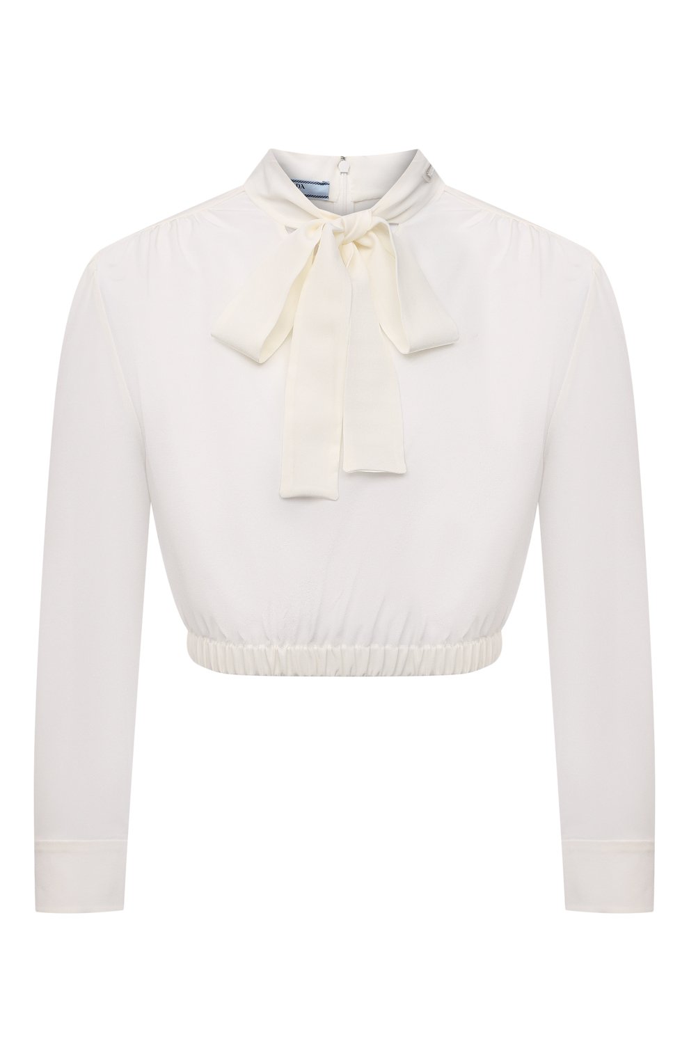 Шелковый топ PRADA, арт. P950I-1H51-F0009-221, фото 1