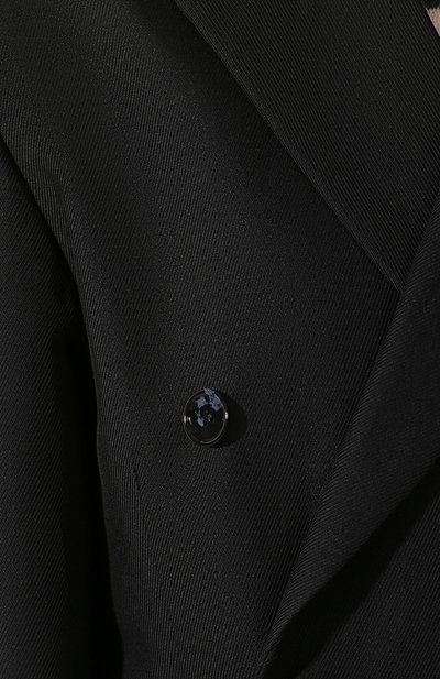 Пальто из смеси льна и шерсти ACNE STUDIOS черного цвета по цене 68400 руб., арт. A90230, фото 5 Пальто из смеси льна и шерсти ACNE STUDIOS, арт. A90230, фото 5